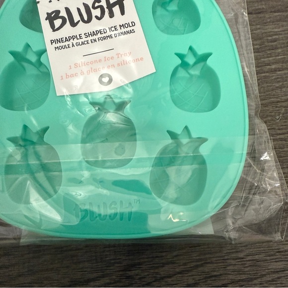 NWT Blush Silicone Mold Pineapple Ice Cube Tray Shapes - Picture 4 of 5